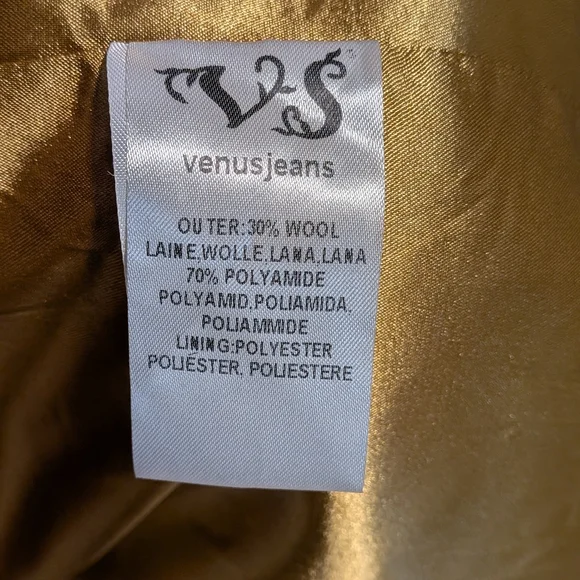 Elegant Plaid Trench Coat - Orange and Brown - Picture 9 of 9